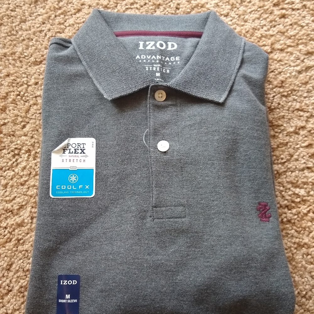 IZOD Advantage performance short sleeve polo